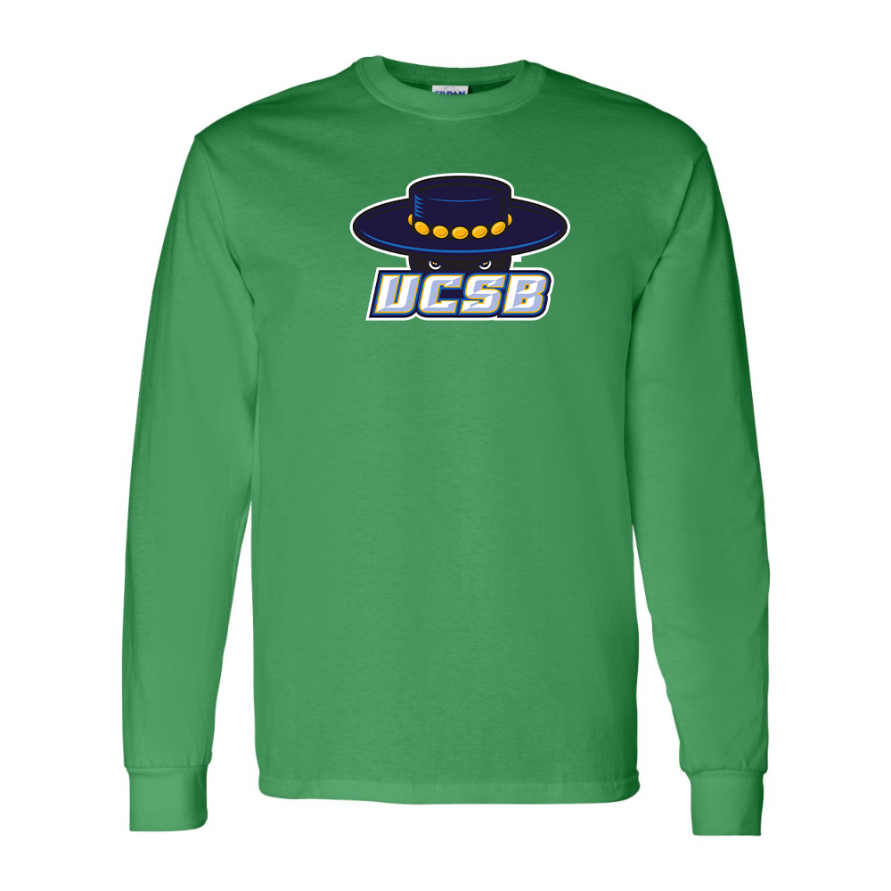 Men's UCSB Gauchos Gildan Heavy Cotton Long Sleeve T-Shirt